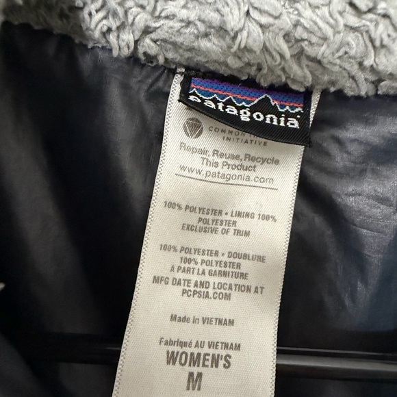 Patagonia Gray Teddy Fleece Jacket - Picture 3 of 3